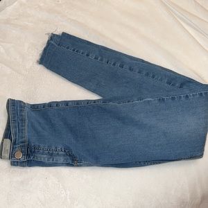 Topshop Joni Jeggings blue wash super stretchy skinny jeans